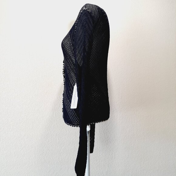 Papell Boutique Crochet Beaded Cardigan NWT - Picture 4 of 16